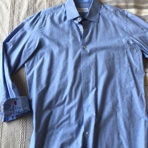 Blue Robert Graham dress shirt